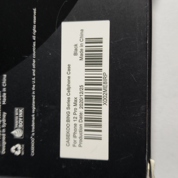 Bundle 3 for $9 iPhone 12 Pro Max Cell Phone Case, 6.7 inches, Black/Clear color - Picture 4 of 4